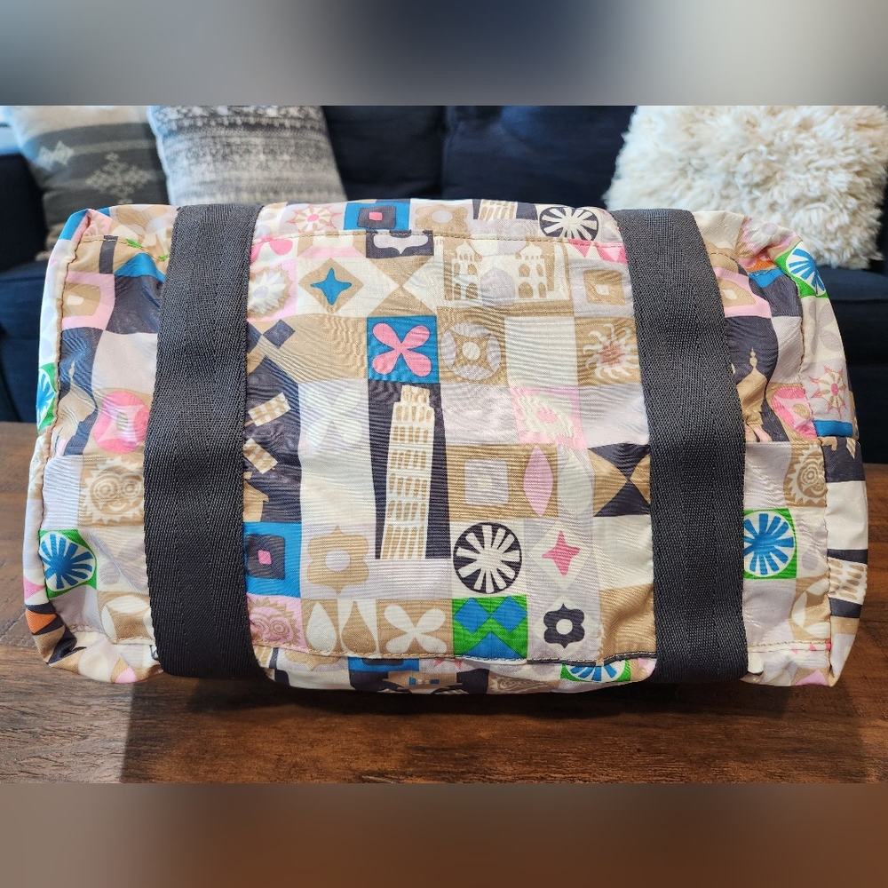 LeSportsac x Disney - Small World "Global Journey" Carryall Tote - Like New - Picture 6 of 11